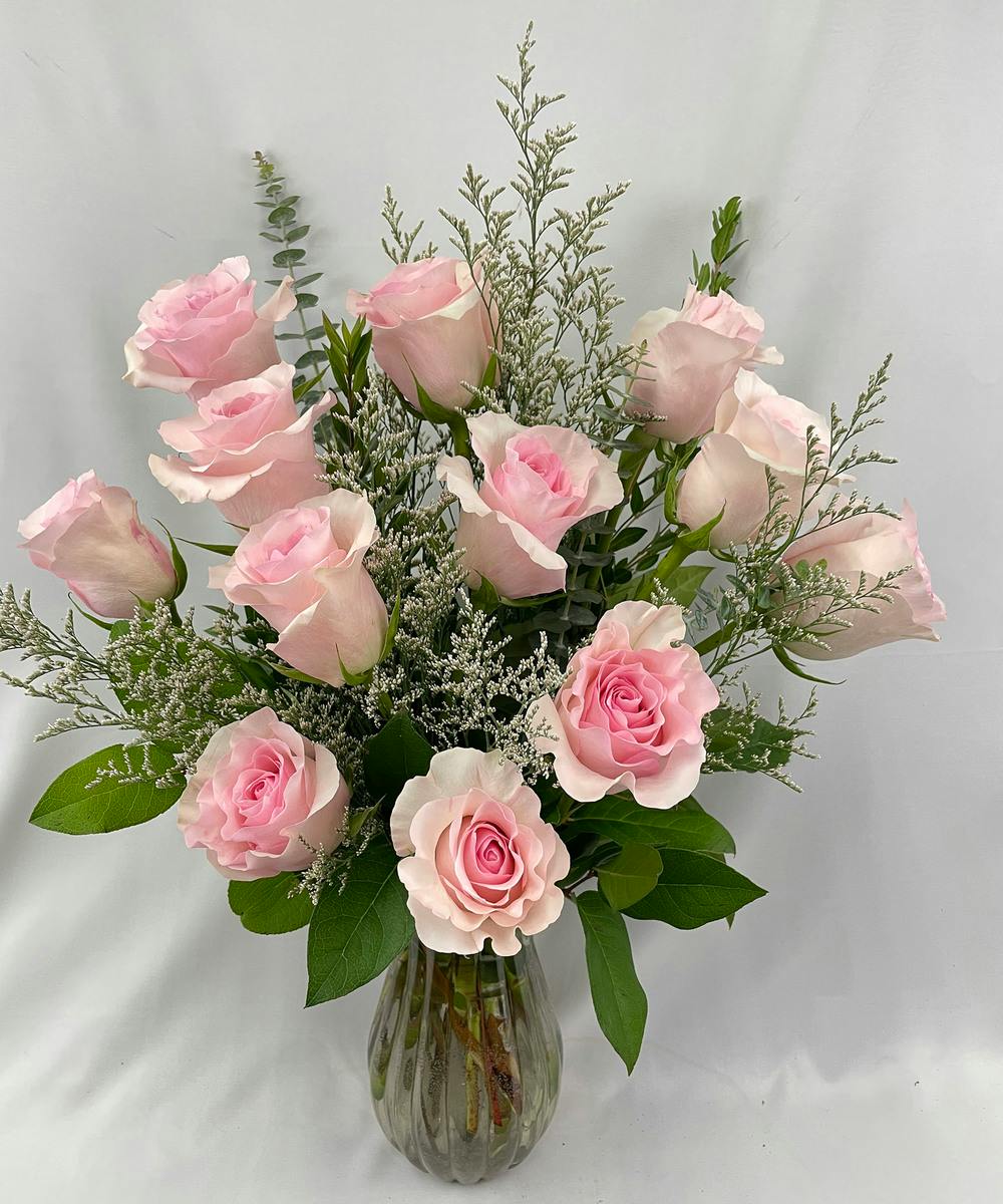 Pink Roses Wayne (NJ) SameDay Rose Delivery Bosland's Flower Shop
