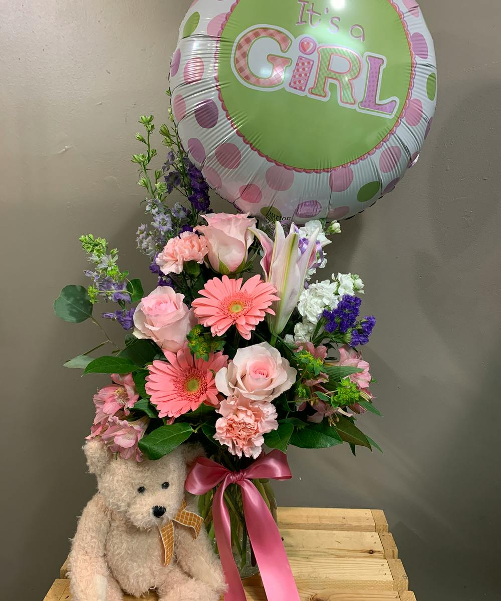 flowers for baby girl arrival