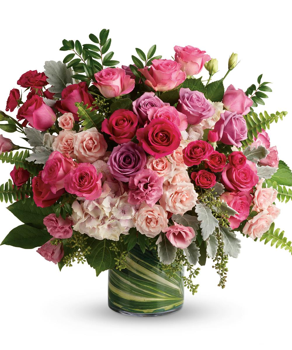 Haute Pink Bouquet Wayne (NJ) SameDay Rose Delivery Bosland's